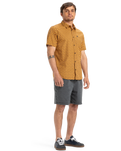 The Quiksilver Mens Apero Organic Classic Shirt in Bran Florever