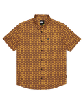 The Quiksilver Mens Apero Organic Classic Shirt in Bran Florever