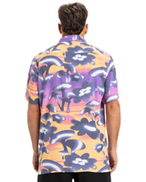 The Quiksilver Mens Safe Paradise Shirt in Vintage Violet Biophilia