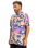 The Quiksilver Mens Safe Paradise Shirt in Vintage Violet Biophilia