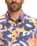 The Quiksilver Mens Safe Paradise Shirt in Vintage Violet Biophilia