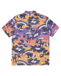 The Quiksilver Mens Safe Paradise Shirt in Vintage Violet Biophilia