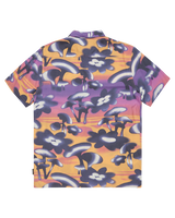 The Quiksilver Mens Safe Paradise Shirt in Vintage Violet Biophilia