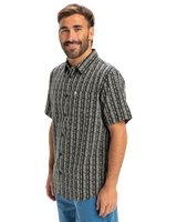 The Quiksilver Mens Street Way Shirt in Black Street Way