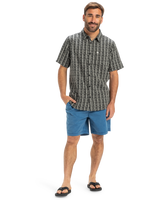The Quiksilver Mens Street Way Shirt in Black Street Way