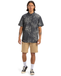 The Quiksilver Mens Gawanhill Shirt in Black
