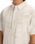 The Quiksilver Mens Gawanhill Shirt in Birch