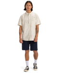 The Quiksilver Mens Gawanhill Shirt in Birch