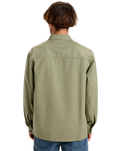 The Quiksilver Mens Skyfall Overshirt in Aloe