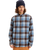 The Quiksilver Mens Motherfly Plaid Shirt in China Blue Motherfly Check
