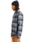 The Quiksilver Mens Motherfly Plaid Shirt in China Blue Motherfly Check