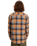 The Quiksilver Mens Motherfly Plaid Shirt in Almond Motherfly Check
