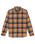 The Quiksilver Mens Motherfly Plaid Shirt in Almond Motherfly Check
