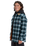The Quiksilver Mens Mercury Desert Shadow Check Shirt in Orion Blue Desert Shadow