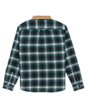 The Quiksilver Mens Mercury Desert Shadow Check Shirt in Orion Blue Desert Shadow