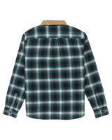 The Quiksilver Mens Mercury Desert Shadow Check Shirt in Orion Blue Desert Shadow