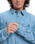 The Quiksilver Mens Bozeman Denim Shirt in Flint Stone