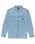 The Quiksilver Mens Bozeman Denim Shirt in Flint Stone