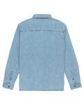 The Quiksilver Mens Bozeman Denim Shirt in Flint Stone