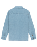 The Quiksilver Mens Bozeman Denim Shirt in Flint Stone