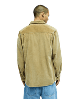 The Quiksilver Mens Venture Cord Shirt in Kelp