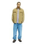 The Quiksilver Mens Venture Cord Shirt in Kelp