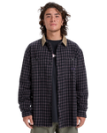 Mercury Sandstrokes Shirt in Sand Strokes Black