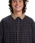 Mercury Sandstrokes Shirt in Sand Strokes Black