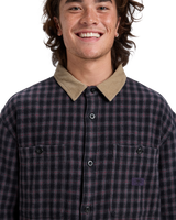 Mercury Sandstrokes Shirt in Sand Strokes Black
