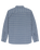 The Quiksilver Mens Salt Lake Waffle Shirt in China Blue Salt Lake