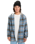 The Quiksilver Mens Hooded Surf Shirt in China Blue