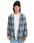 The Quiksilver Mens Hooded Surf Shirt in China Blue