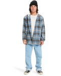 The Quiksilver Mens Hooded Surf Shirt in China Blue