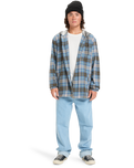 The Quiksilver Mens Hooded Surf Shirt in China Blue