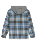 The Quiksilver Mens Hooded Surf Shirt in China Blue