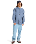 Motherfly Solid Shirt in China Blue