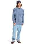 Motherfly Solid Shirt in China Blue