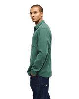 The Quiksilver Mens Motherfly Solid Shirt in Forest