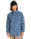 The Quiksilver Mens Smoke Trail Corduroy Shirt in China Blue