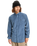 The Quiksilver Mens Smoke Trail Corduroy Shirt in China Blue
