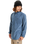 The Quiksilver Mens Smoke Trail Corduroy Shirt in China Blue