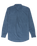 The Quiksilver Mens Smoke Trail Corduroy Shirt in China Blue