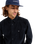 The Quiksilver Mens Smoke Trail Corduroy Shirt in Black