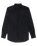 The Quiksilver Mens Smoke Trail Corduroy Shirt in Black