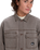 The Quiksilver Mens Mohab Shirt in Chocolate Brown