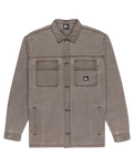 The Quiksilver Mens Mohab Shirt in Chocolate Brown