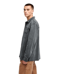 The Quiksilver Mens Mohab Washed Twill Shirt in Black
