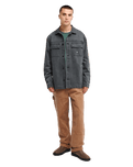 The Quiksilver Mens Mohab Washed Twill Shirt in Black