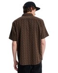 The Quiksilver Mens Horizons Shirt in Black Horizons