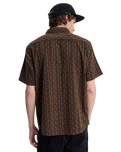 The Quiksilver Mens Horizons Shirt in Black Horizons